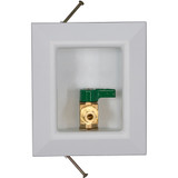 1/2" MIP x 1/4" OD Mini Ice Maker Box w/ Qtr Turn Valve- Lead Free