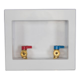 1/2" CPVC Washing Box w/ Qtr Turn Valves- Center Drain- Lead Free