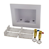 1/2" Pex (F1960) Fire Rated Washing Box w/ Qtr Turn Valves- Unassembled