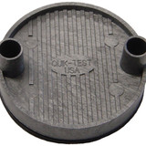Test Plug for 2-hole Overflow Faceplate (2-3/8" diameter)