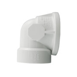 1-1/2" PVC SCHEDULE 40 SHOE ELBOW FOR BATH WASTE
