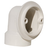 1-1/2" PVC SCHEDULE 40 2-HOLE TOP ELBOW FOR BATH WASTE
