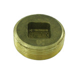 3-1/2" IPS OHIO COUNTERSUNK BRASS CLEANOUT PLUG