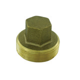 3" IPS OHIO RAISED HEAD BRASS CLEANOUT PLUG