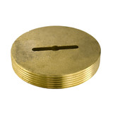 4" IPS Cleanout Plug w/ 1/4" Tap