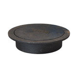 8" Cast Iron Sewer Box w/ "Water" Marked Lid