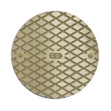 6" Cleanout Cover (Cast)- Brushed Brass