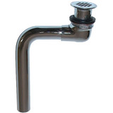 1-1/4" 17 GA Handicap (Offset) Lavatory Grid Drain- Chrome Plated