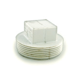 4" IPS PVC RAISED HEAD CLEANOUT PLUG