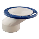 3" x 4" PVC Offset Closet Flange w/ Metal Ring