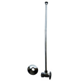 Closet Supply Kit w/ OVAL Handle - Chrome Plated