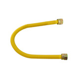 3/4" FIP x 3/4" FIP x 18" L Poly Coated Gas Connector (1" OD Hose)