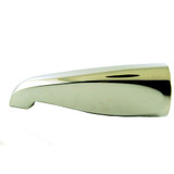 9" Cast Brass Long Tub Spout Over the Rim- Chrome Plated