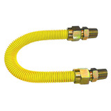 3/4" MIP x 3/4" MIP x 24" L Poly Coated Gas Connector (5/8" OD Hose)