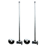 5/8"OD x3/8"OD Multi-Turn Angle Lavatory Supply Kit- Lead Free