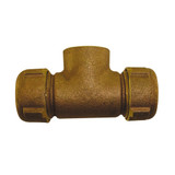 3/4" CTS X 3/4" CTS X 1/2" IPS BRONZE COMPRESSION TEE