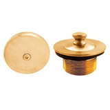1-1/2" Lift/ Turn 1-Hole Bath Waste Trim- PVD Satin Bronze