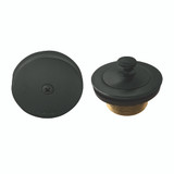 1-1/2"x 1-1/4" Lift/ Turn 1-Hole Bath Waste Trim - Flat Black