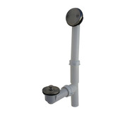1 -1/2" Plastic Lift Turn Bath Waste - Pvd Satin Nickel PVD