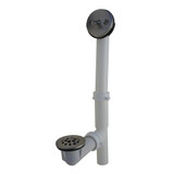 1-1/2" Plastic Trip Lever Full Bath Waste- PVD Stainless Steel
