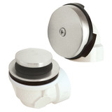 1-1/2" Sch 40 Toe Touch 1-Hole Half Kit- PVD Satin Nickel