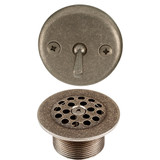 1-1/2" Trip Lever Bath Waste Trim- Aged Pewter