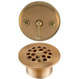 1-1/2" Trip Lever Bath Waste Trim- PVD Satin Bronze