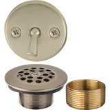 1-1/2"x 1-1/4" Trip Lever Bath Waste Trim- PVD Satin Nickel