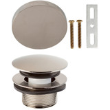 1-1/2" Moderno Mushroom Bath Waste Trim- PVD Satin Nickel