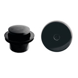 1-1/2" Toe Touch 1-Hole Bath Waste Trim- Flat Black