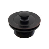 1-1/2" Lift/ Turn Heavy Brass Tub Drain- Oil Rubbed Bonze