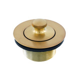 1-1/2" Lift/ Turn Heavy Brass Tub Drain- PVD Satin Bronze