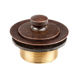 1-1/4"x 1-1/2" Lift/ Turn Drain Tub Drain- Aged Copper