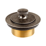 1-1/4"x 1-1/2" Lift/ Turn Drain Tub Drain- Aged Pewter