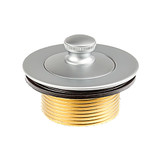 1-1/4"x 1-1/2" Lift/ Turn Drain Tub Drain- Pearl Chrome
