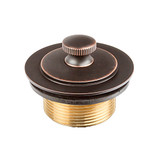 1-1/4"x 1-1/2" Lift/ Turn Drain Tub Drain- Rustic Oil Rubbed Bronze