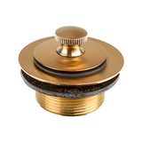 1-1/4"x 1-1/2" Lift/ Turn Drain Tub Drain- PVD Satin Bronze