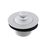 1-1/4" (1-3/8") Lift/ Turn Heavy Brass Tub Drain- PVD Pearl Chrome