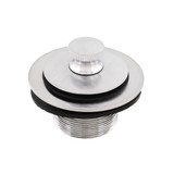 1-1/4" (1-3/8") Lift/ Turn Heavy Brass Tub Drain- PVD Satin Chrome