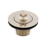 1-1/4" (1-3/8") Lift/ Turn Heavy Brass Tub Drain- PVD Stainless Steel