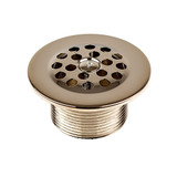 1-1/2" Gerber Style Bath Drain w/ Strainer- PVD Polished Nickel