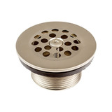 1-1/2" Gerber Style Bath Drain w/ Strainer- PVD Pearl Nickel