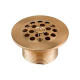1-1/2" Gerber Style Bath Drain w/ Strainer- PVD Satin Bronze