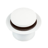 1-1/2" Toe Touch Bath Drain w/ 3/8" Stem- White