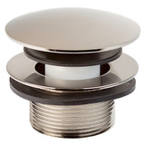 1-1/2" Moderno Mushroom Toe Touch Drain- PVD Stainless Steel