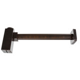 1-1/4" Brass Square Bottle Trap w/ C/O and Flange- Oil Rubbed Bronze