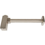 1-1/4" Brass Square Bottle Trap w/ C/O and Flange- PVD Stainless Steel