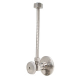 5/8"OD x3/8"OD Qtr Turn Angle Closet Supply Kit- PVD Satin Nickel