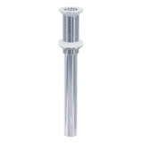 1-1/4"x 12" Comm. Lavatory Grid Drain No O.F.- All Chrome Plated