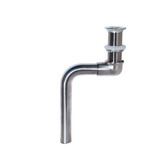 1-1/4" Handicap (Offset) Lavatory Grid Drain No O.F.- All PVD Satin Nickel